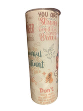 Custom Brown Girl Stainless Steel Tumbler